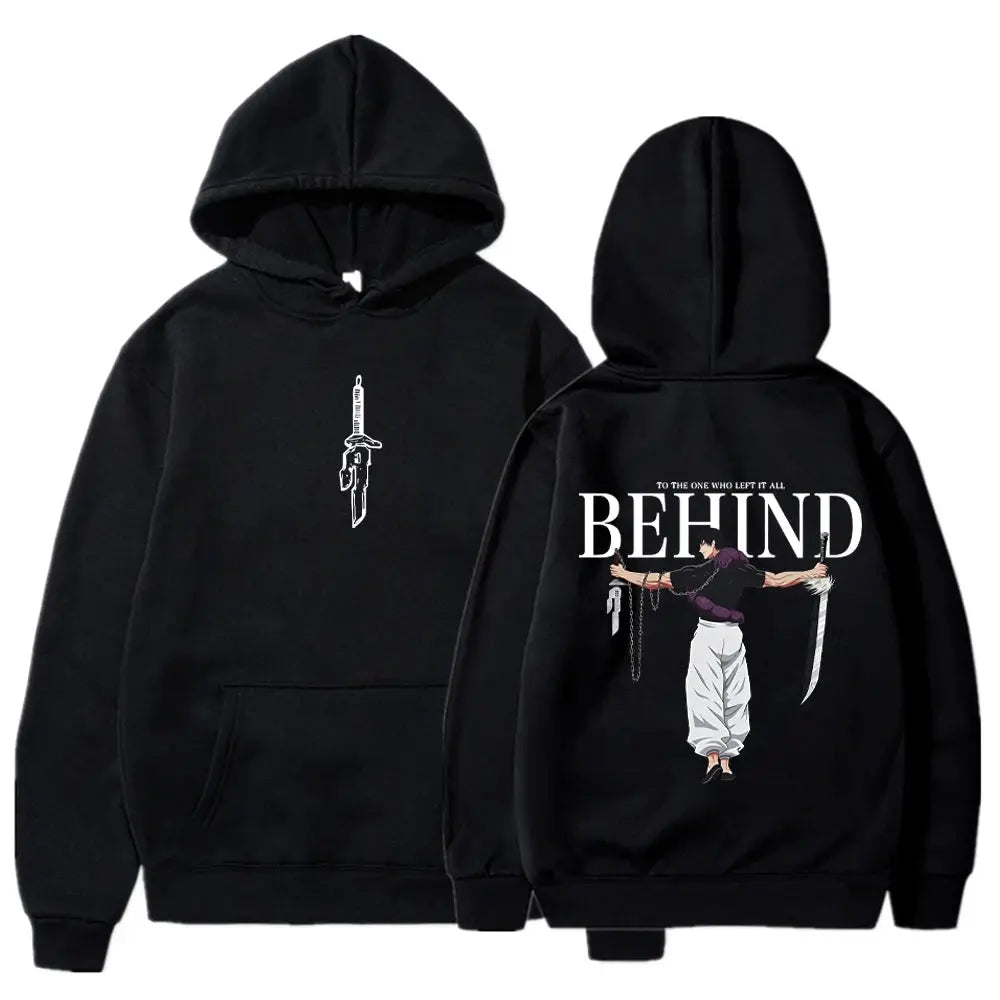 Jujutsu Kaisen Anime Hoodies Men Women Fushiguro Toji Manga Hooded Pullover Gothic Sweatshirts Hip Hop Streetwear Men's Clothing Lizbert