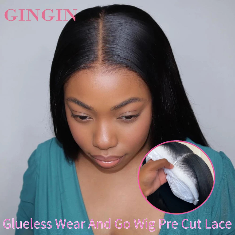 Flawless Look 6x4 Glueless - Ready to Wear Brazilian Straight Lace Human Hair Wig