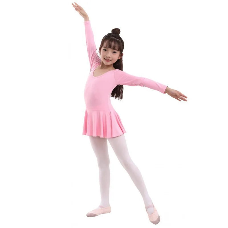 Girls Ballet Dance Pantyhose Children A Thin Section Fashion Velvet Tights Baby Solid Black White Stockings For 0-15Y Kids CN - Lizbert