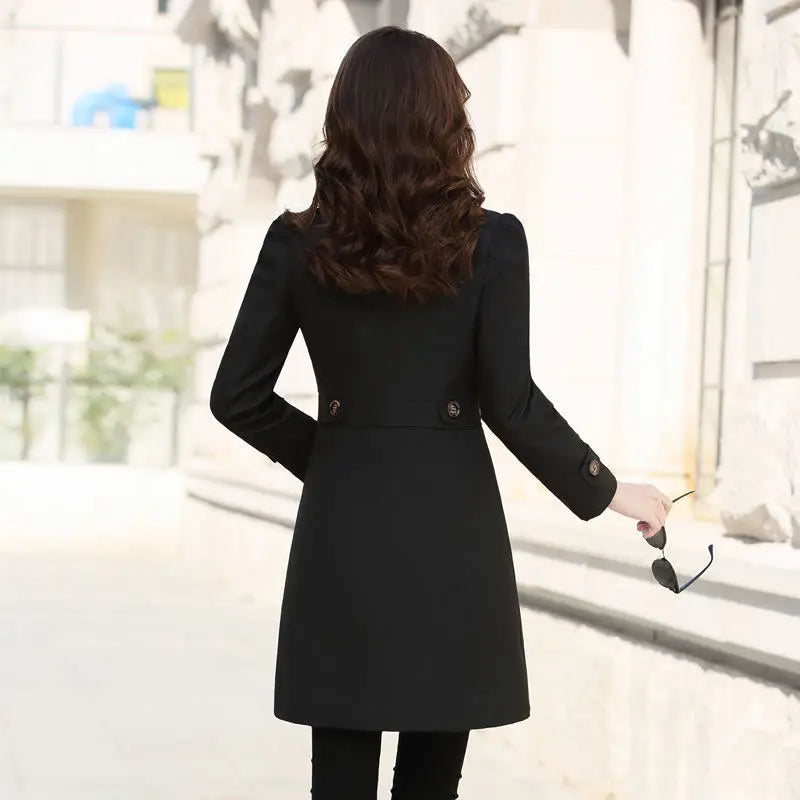 Windbreaker Jacket Women's Mid-Length British Style 2025 Spring Autumn New High-End Temperament Popular lining Trench Coat 11 Lizbert