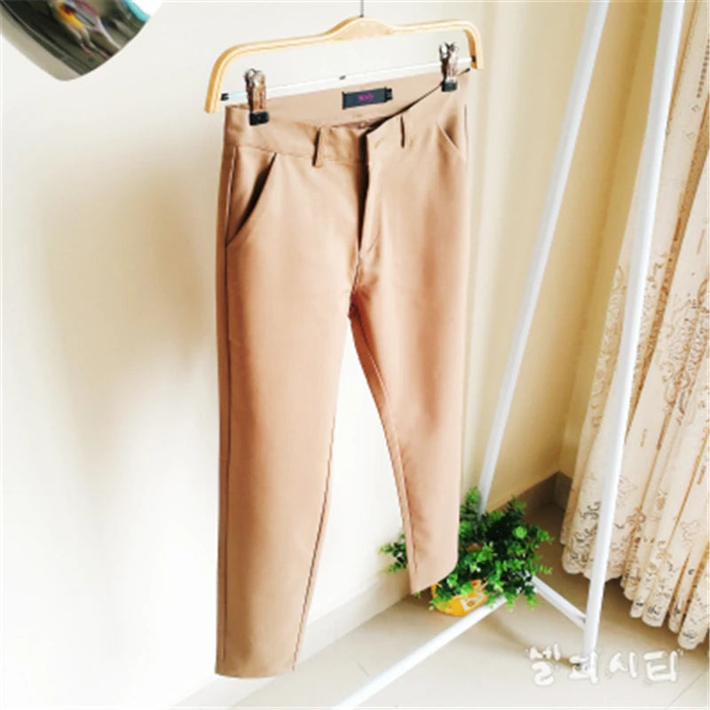 Slim Cotton Pants