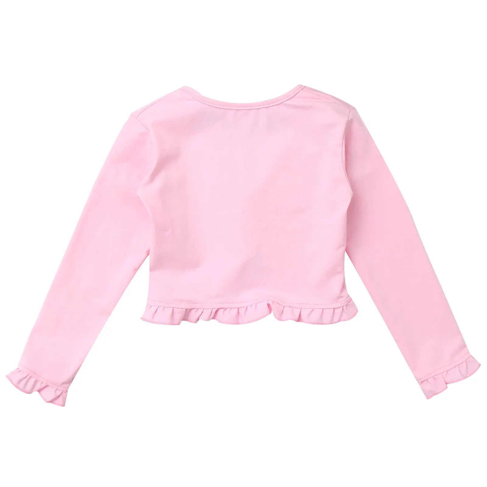 Cute Long Sleeves Flower Girl Casual Ruffle Lace Cloaks Cape Kids Bolero Jacket For Wedding Princess Outwear Shawl Cardigan Coat Lizbert