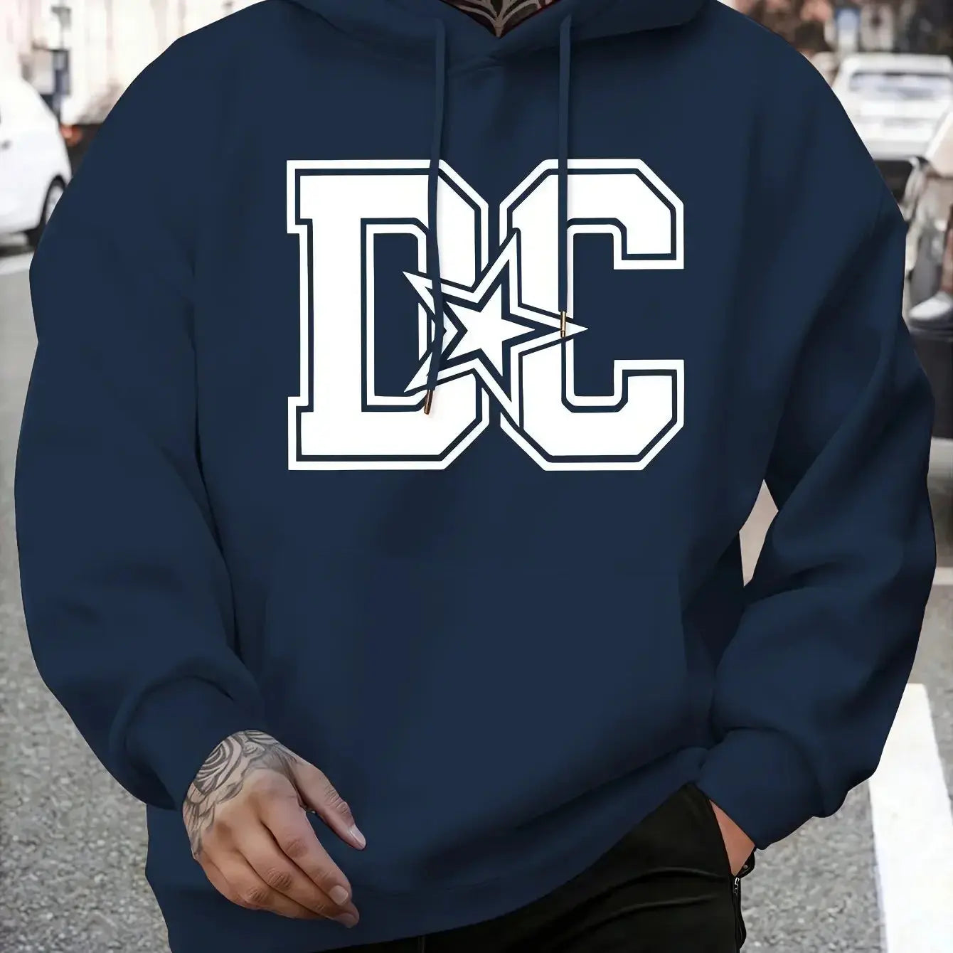 Men's Hooded Sweatshirt Casual Winter Hooded Sweatshirt - Regular Fit Lizbert