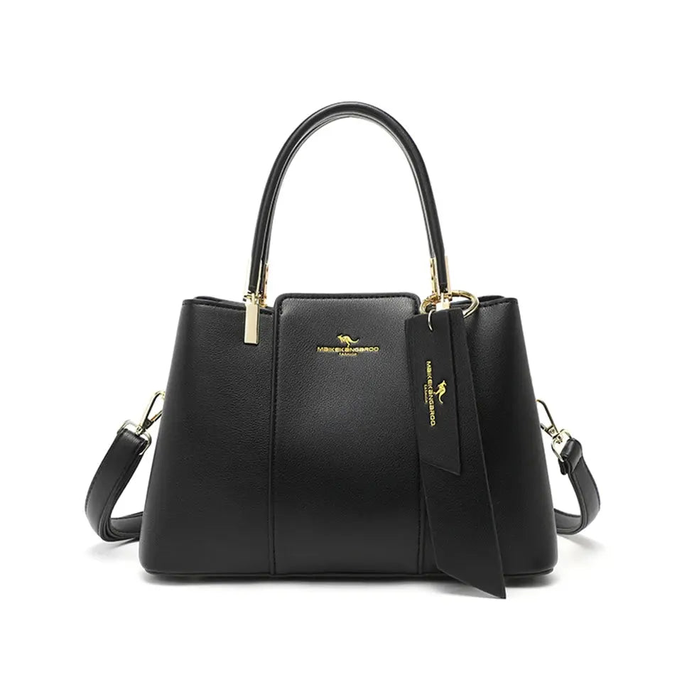 Luxury Handbag Fashion Print Large Capacity Soft Leather Women Shoulder Crossbody Bag Leisure Designer Ladies Purses and Handbag Lizbert