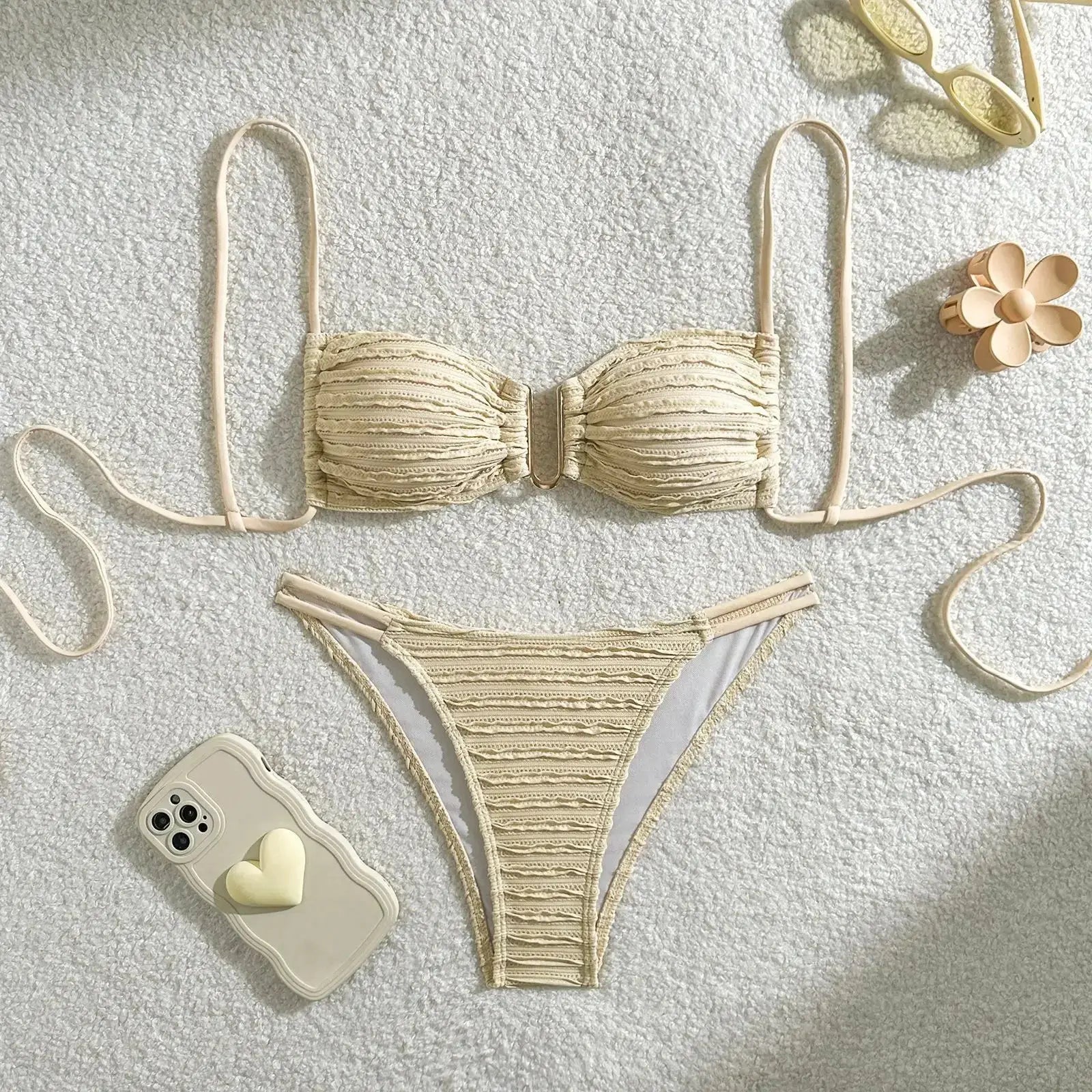Luna Lift Push Up Bikinis – Instant Cleavage & Support Two-Piece Lizbert