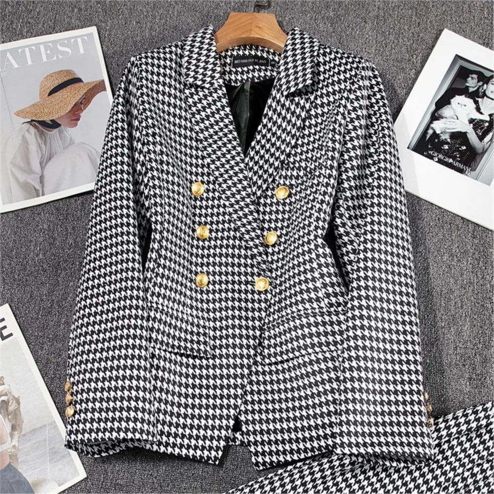 Casual Long Sleeve Blazers Femme Women Coat 2025 Fashion Jacket Outerwears Office Blazer Woman Clothes Spring Autumn Lizbert