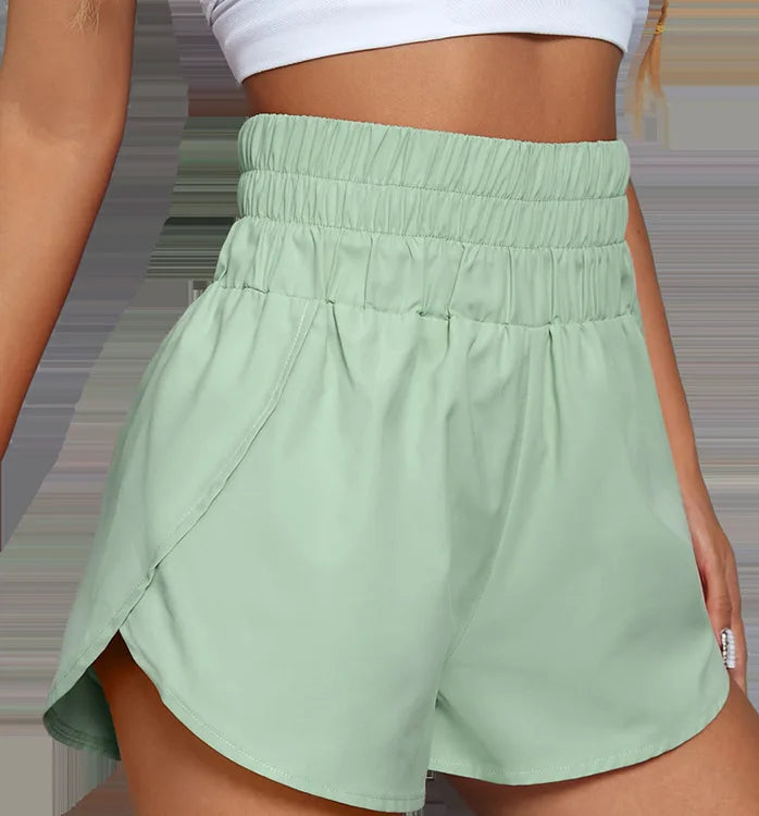 Women Shorts Gym Sports Casual Jogging Running Fitness Trouser Lady Elastic Waist Summer Streetwear Home Fashion Short Pants New - Lizbert