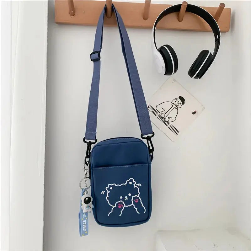 Cute Mini Canvas Handbags Women's Bag Small Cloth Shoulder Crossbody Bags for Women 2023 Ladies Purse Cell Phone Bag Femme Bolsa Lizbert