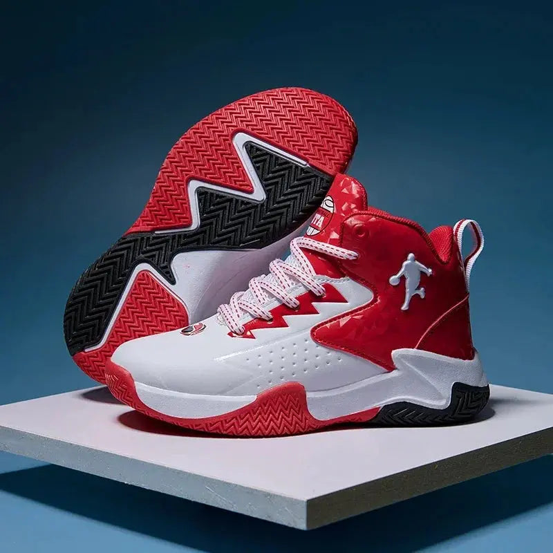 Style Upgrade Boys Basketball - High Quality Soft Top Thick Sole Shoes Lizbert