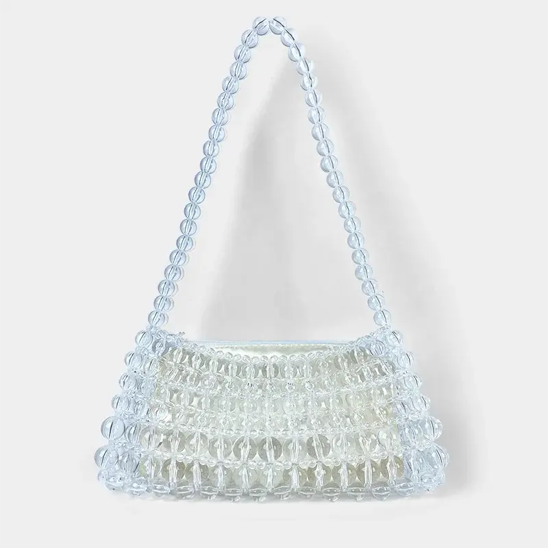 Handmade Pearl Bag for Women 2026 New Mobile Phone Crossbody Bag, Hollowed Out Pearl Bag, Qipao Handbag Lizbert