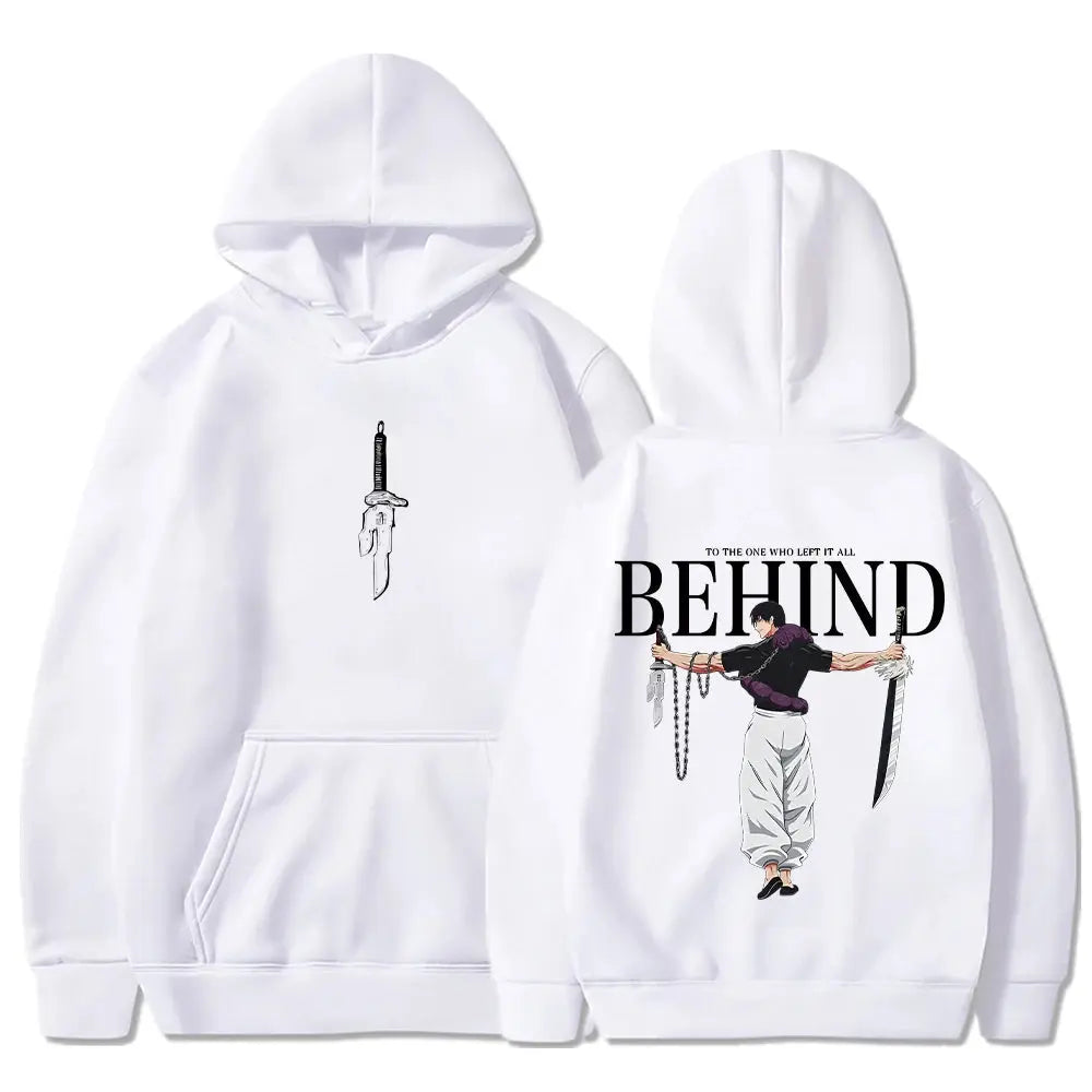 Jujutsu Kaisen Anime Hoodies Men Women Fushiguro Toji Manga Hooded Pullover Gothic Sweatshirts Hip Hop Streetwear Men's Clothing Lizbert