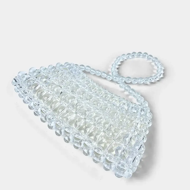 Handmade Pearl Bag for Women 2026 New Mobile Phone Crossbody Bag, Hollowed Out Pearl Bag, Qipao Handbag Lizbert