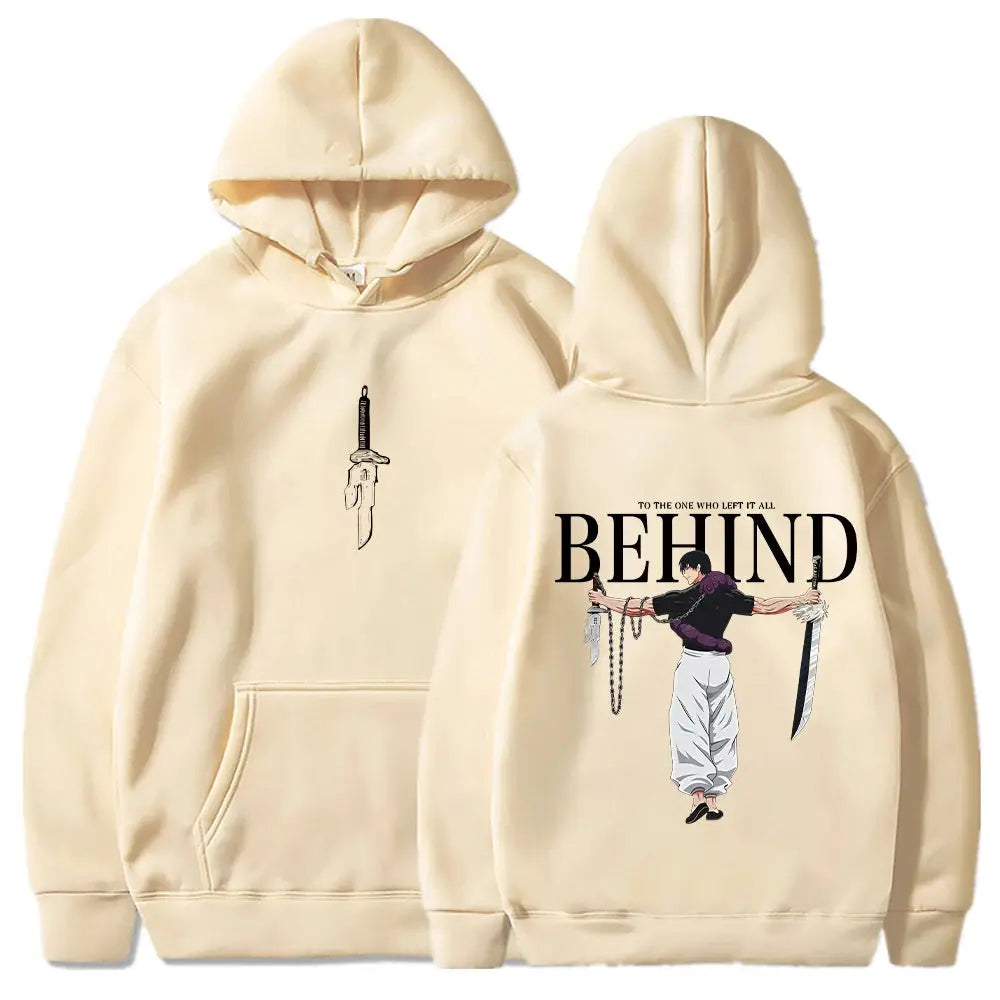 Jujutsu Kaisen Anime Hoodies Men Women Fushiguro Toji Manga Hooded Pullover Gothic Sweatshirts Hip Hop Streetwear Men's Clothing Lizbert
