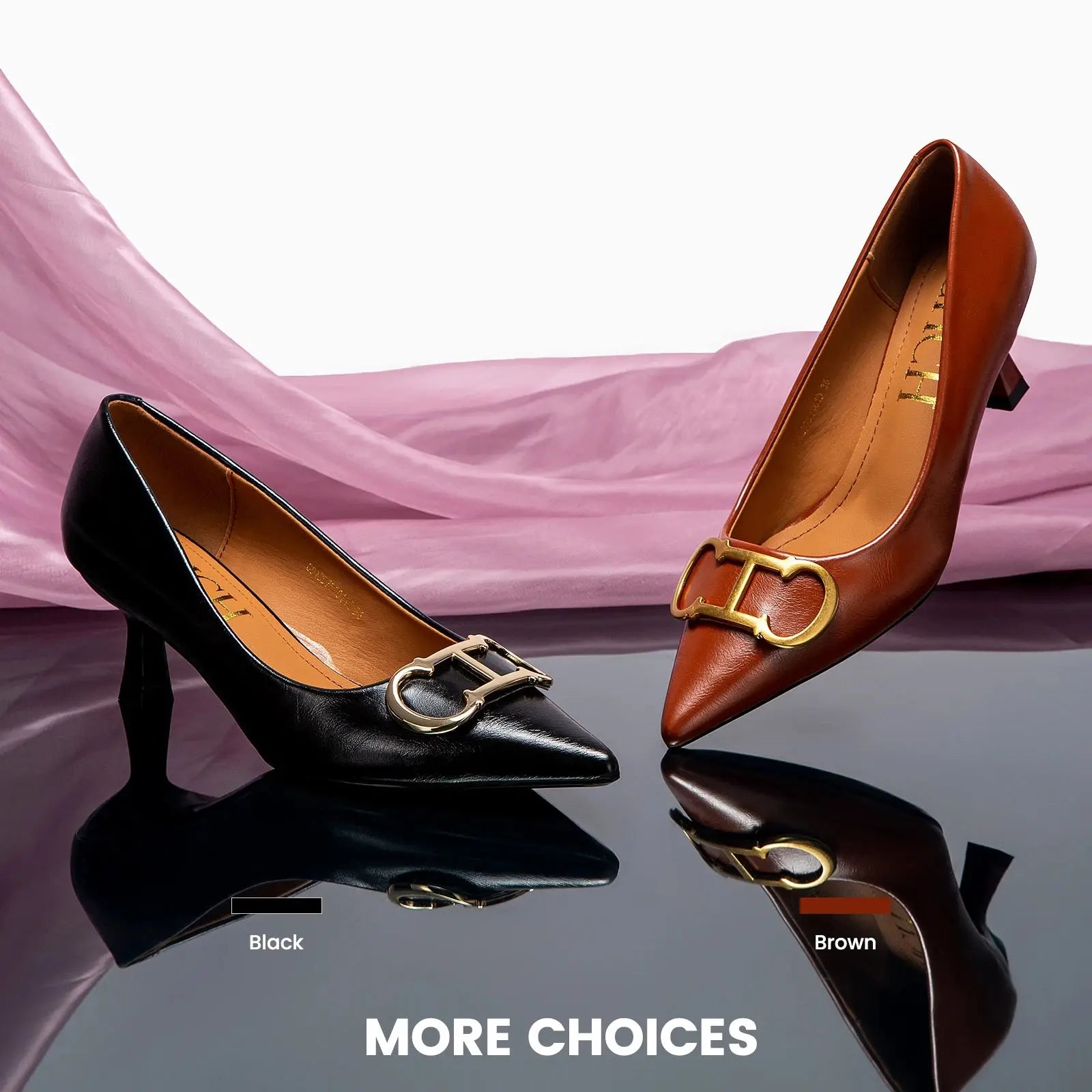 Comfortable Pointed Toe High Heel Ladies Shoes Lizbert