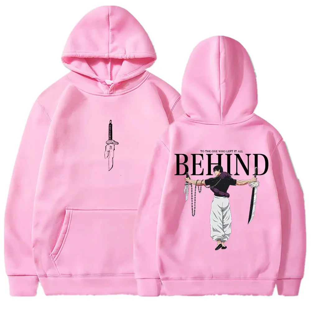 Jujutsu Kaisen Anime Hoodies Men Women Fushiguro Toji Manga Hooded Pullover Gothic Sweatshirts Hip Hop Streetwear Men's Clothing Lizbert