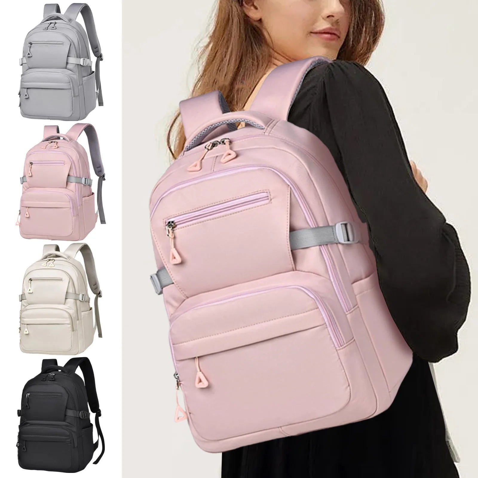 New Laptop Backpack ,College School Travel Casual Daypack Bookbag,Work Shopping Bag Lightweight For Student Fits 15.6Inch Laptop Lizbert