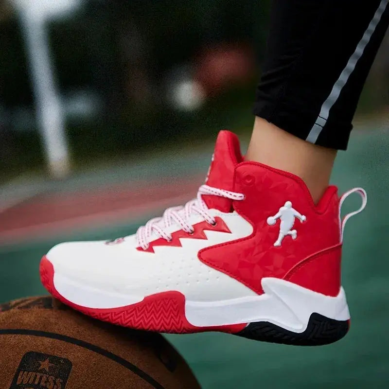 Style Upgrade Boys Basketball - High Quality Soft Top Thick Sole Shoes Lizbert
