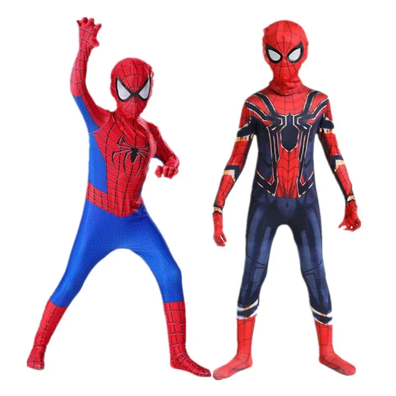 Kids Spider Jumpsuit Costume