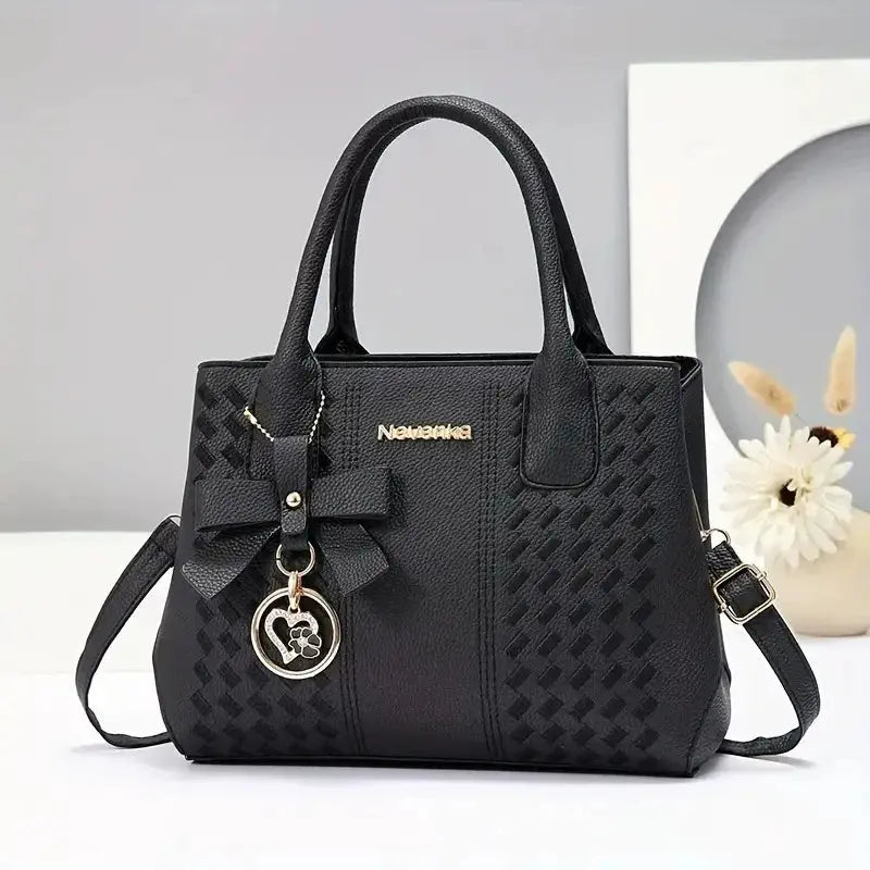 New Woman Shoulder Bag Large Capacity Handbag For Women 2025 Crossbody Bag Pattern PU Portable Bucket Bag Ladies Messenger Bags Lizbert