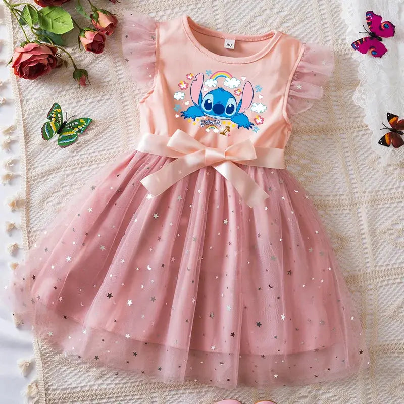 Adorable Knee-Length Princess Dress Lizbert