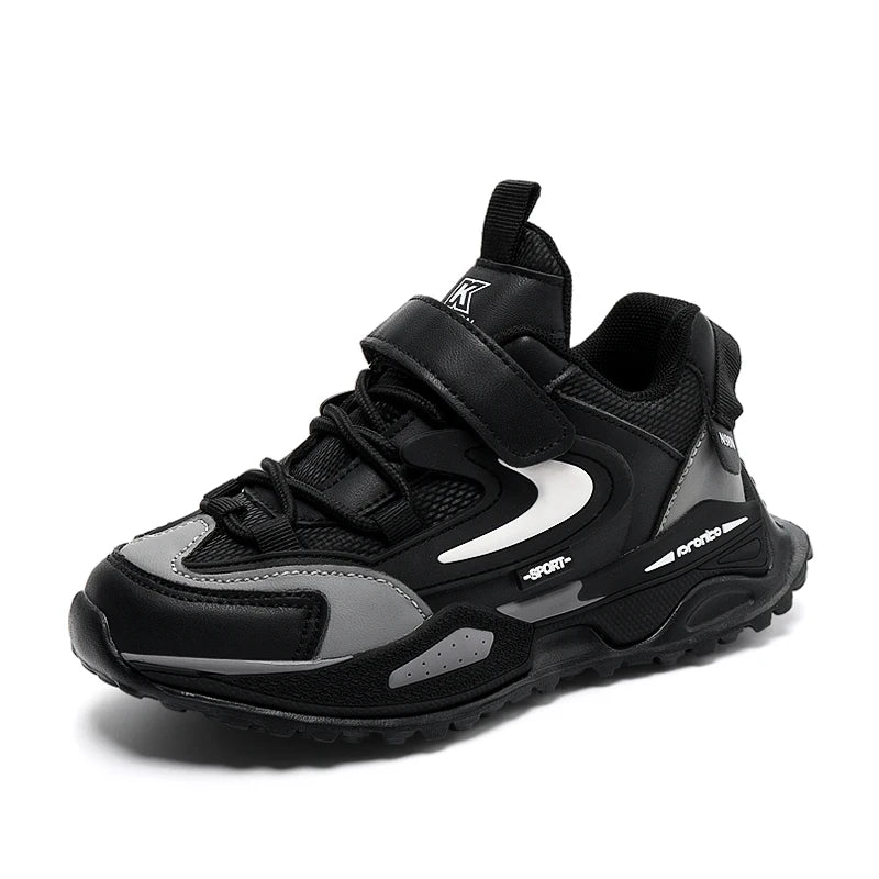 Children Casual Shoes 2025 New Deisgn PU Leather Sneakers for Kids Fashion Sports Shoes Boys Girls Comfortable Walking Shoes Lizbert