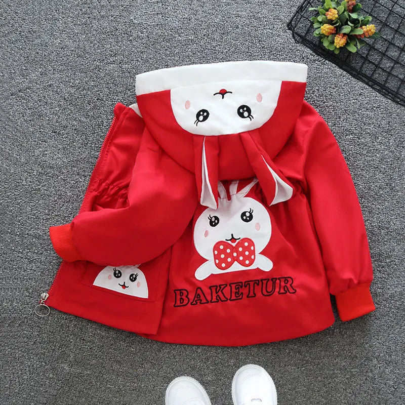 2021 New Autumn Winter Baby Girls Solid color lapel PU leather Kids Fashion Leather Jackets Children Outerwear Clothes 3-12Y Lizbert