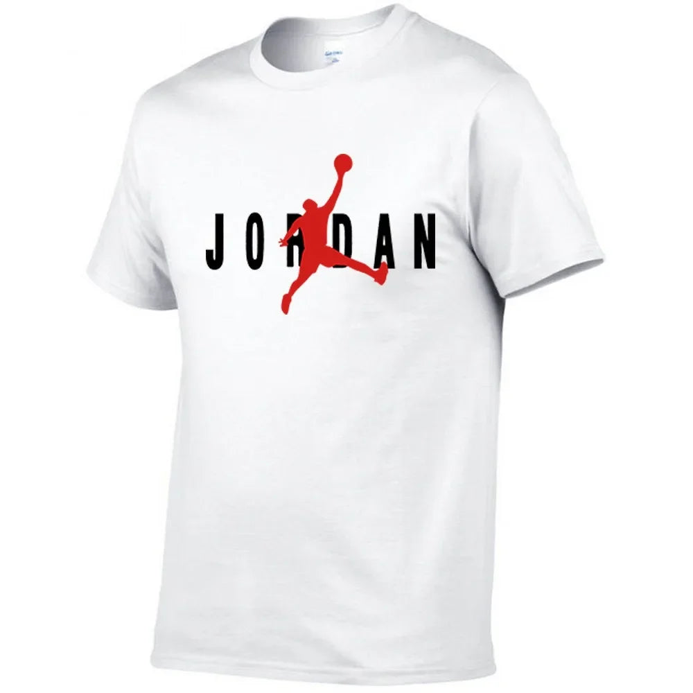 2025 Men's New High Quality Short Sleeve T-shirt Cotton Sweat Absorption Printed Sports T-shirt Men Casual Fashion Short Sleeve Lizbert