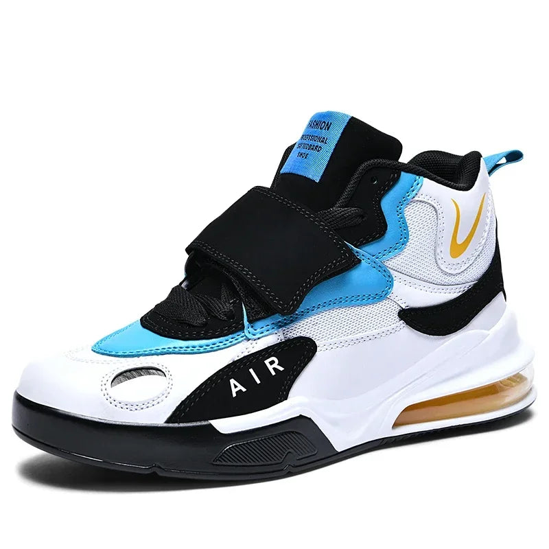 2025 Men's Brand Palm Air Cushion Basketball Boots Basket Casual Mid-Top Trendy Designer Outdoor Sports Sneakers Size Men Shoes Lizbert