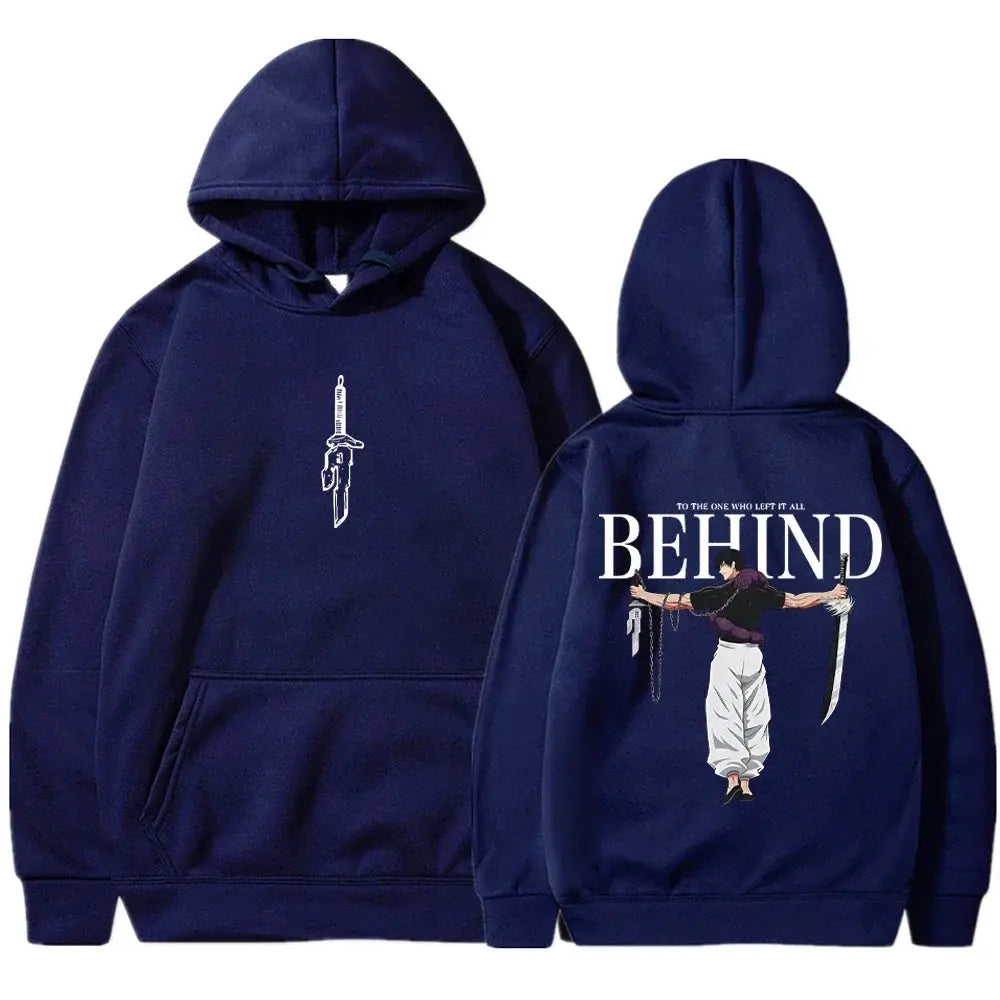 Jujutsu Kaisen Anime Hoodies Men Women Fushiguro Toji Manga Hooded Pullover Gothic Sweatshirts Hip Hop Streetwear Men's Clothing Lizbert