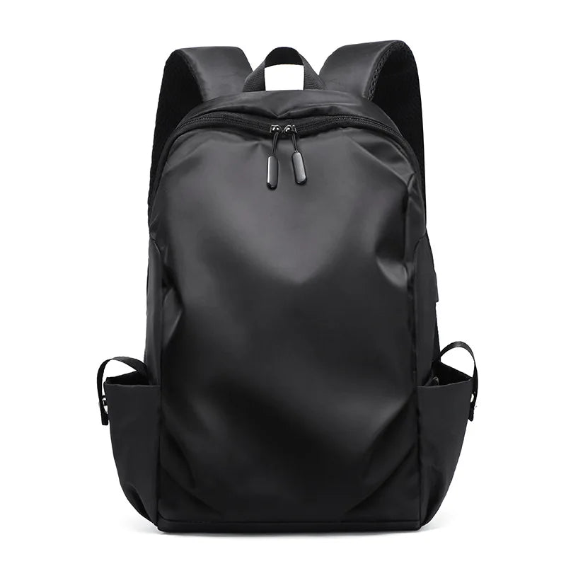 JODAN Letter Pattern Printed Canvas Men Women's Neutral Backpack Student Schoolbag Fashion Boy Girl Laptop Rucksack USB Port Lizbert
