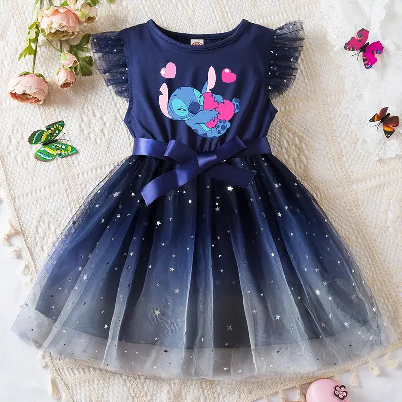 Adorable Knee-Length Princess Dress Lizbert