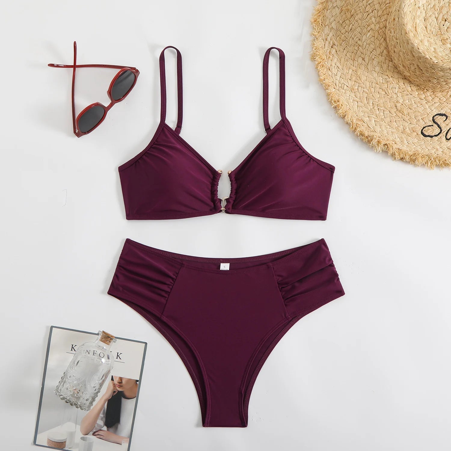 Sexy Bikini Women's Swimsuit 2025 Two-piece Swimwear High Waisted Bikinis Set Female Bathing Suit Push Up Swimming for Beachwear - Lizbert