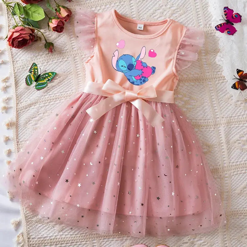 Adorable Knee-Length Princess Dress Lizbert