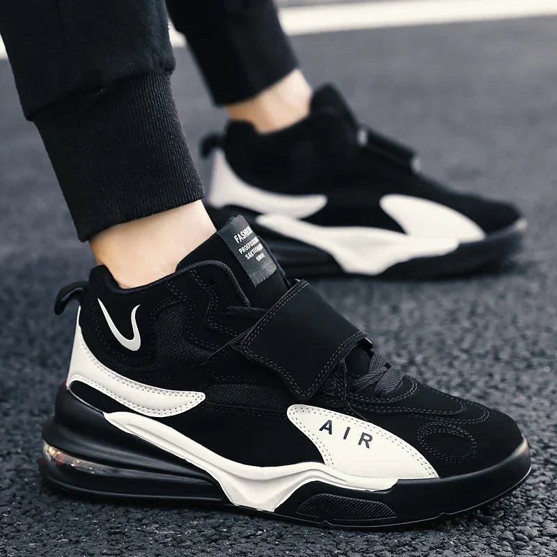 2025 Men's Brand Palm Air Cushion Basketball Boots Basket Casual Mid-Top Trendy Designer Outdoor Sports Sneakers Size Men Shoes Lizbert