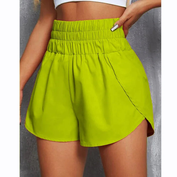 Women Shorts Gym Sports Casual Jogging Running Fitness Trouser Lady Elastic Waist Summer Streetwear Home Fashion Short Pants New - Lizbert