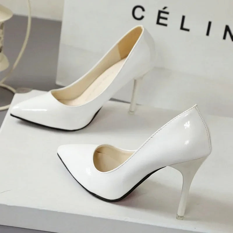 Comfortable & Flattering Pointed  Toe - Ladies High Heel Shoes