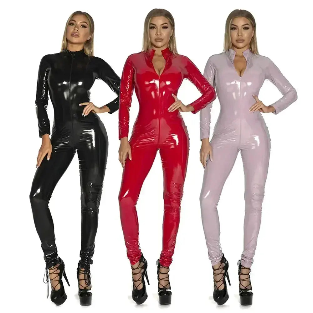 The Midnight Allure Sexy Bodysuit – High-Cut Lace & Mesh Fusion Lizbert