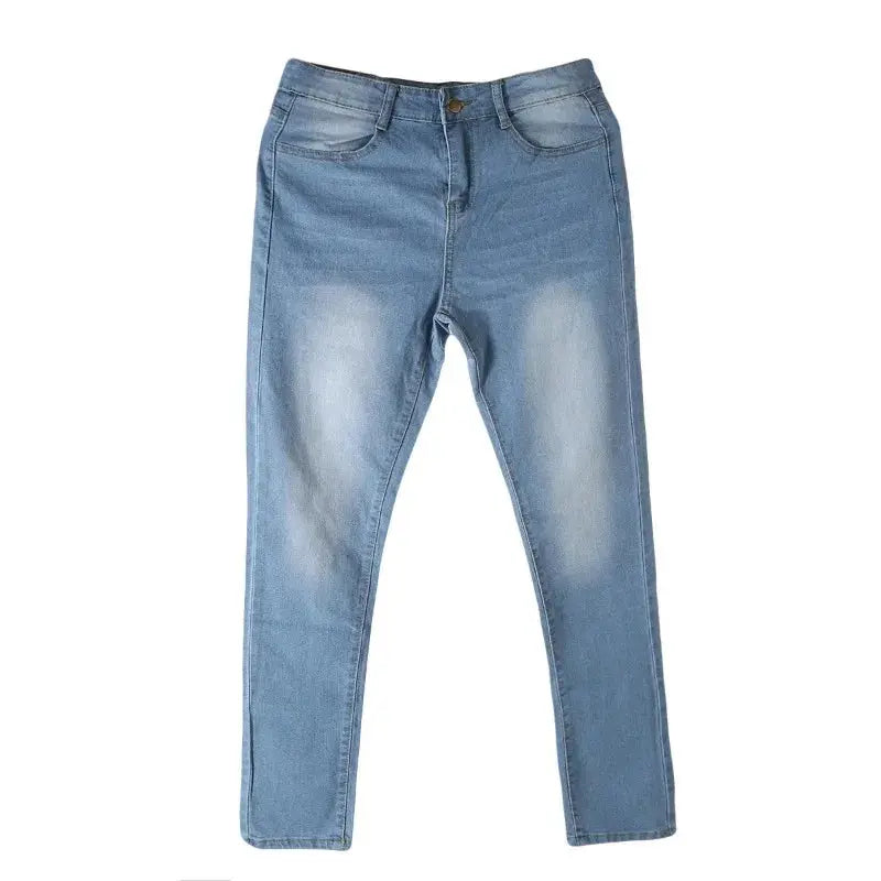 Flattering and Comfortable High - Waist Women Skinny Pencil Jeans Lizbert