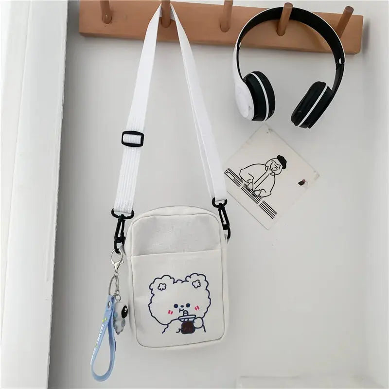 Cute Mini Canvas Handbags Women's Bag Small Cloth Shoulder Crossbody Bags for Women 2023 Ladies Purse Cell Phone Bag Femme Bolsa Lizbert
