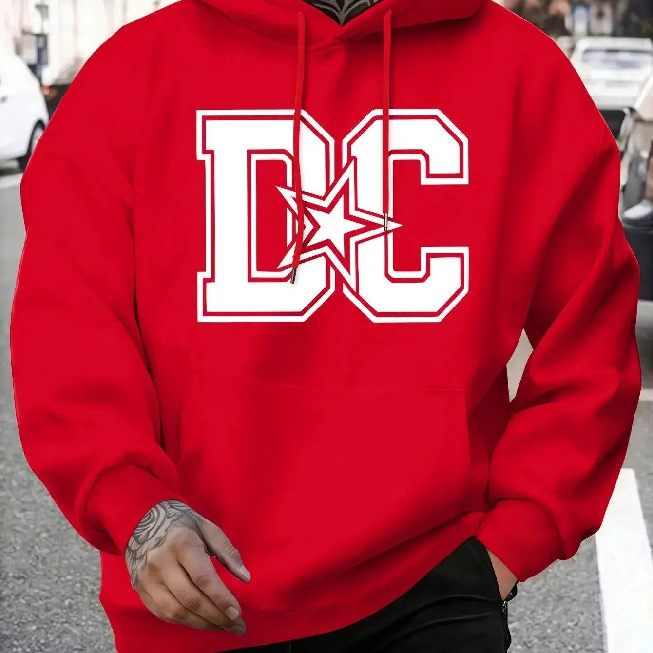 Men's Hooded Sweatshirt Casual Winter Hooded Sweatshirt - Regular Fit Lizbert