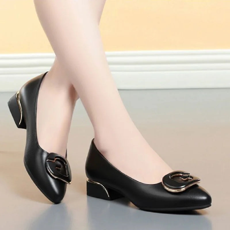 Classic Low Heel Shoes
