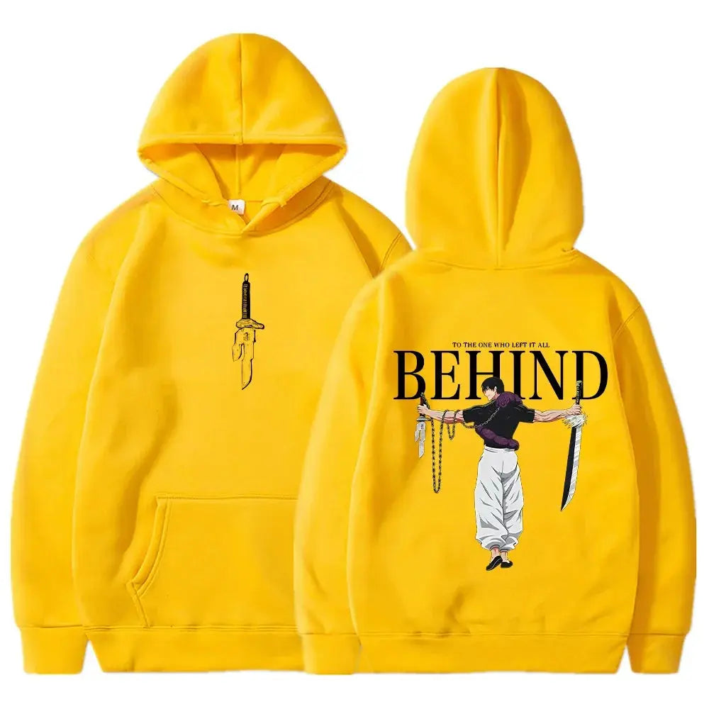 Jujutsu Kaisen Anime Hoodies Men Women Fushiguro Toji Manga Hooded Pullover Gothic Sweatshirts Hip Hop Streetwear Men's Clothing Lizbert