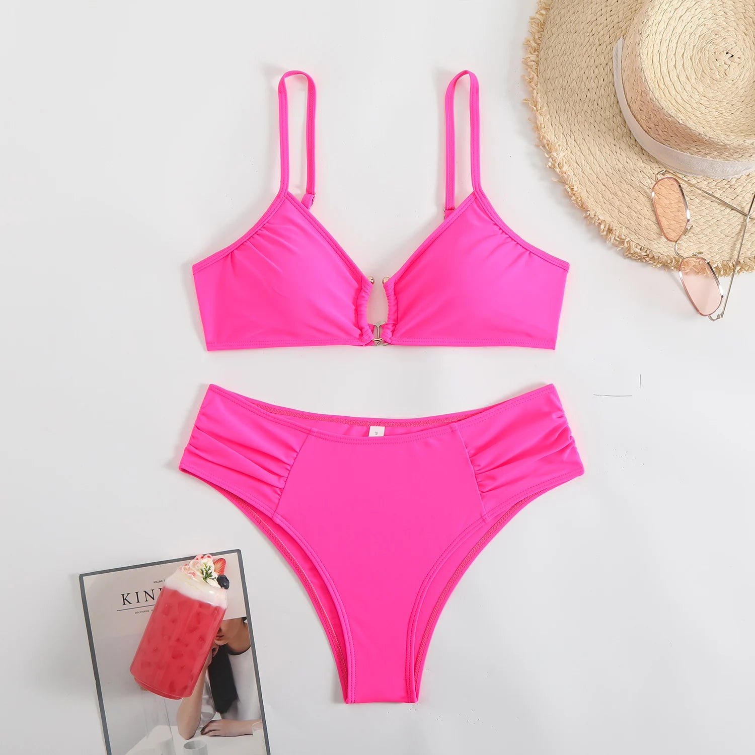 Sexy Bikini Women's Swimsuit 2025 Two-piece Swimwear High Waisted Bikinis Set Female Bathing Suit Push Up Swimming for Beachwear - Lizbert