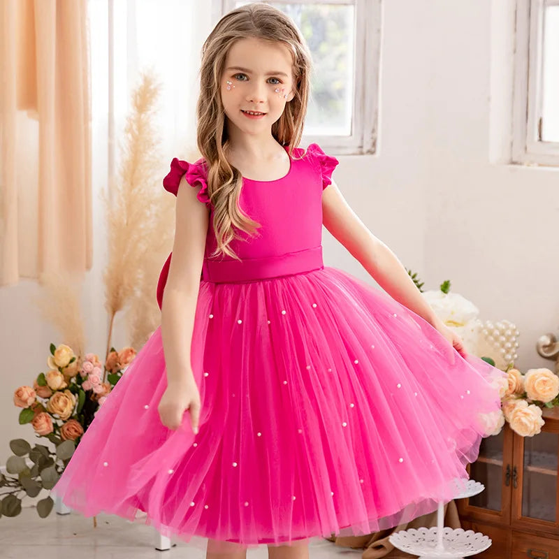 Kids Dresses for Girls Clothes Children's Clothing Fairy Princess Girls Dress Dance Wear Stage Party Lace Cosplay Costumes Lizbert