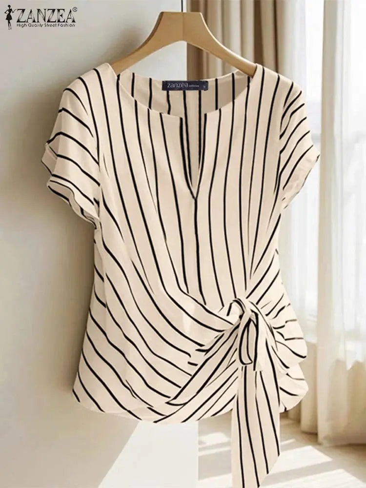 Classic Silhouette Summer Women Blouse Lizbert