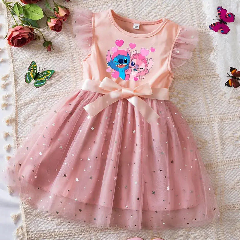 Adorable Knee-Length Princess Dress Lizbert