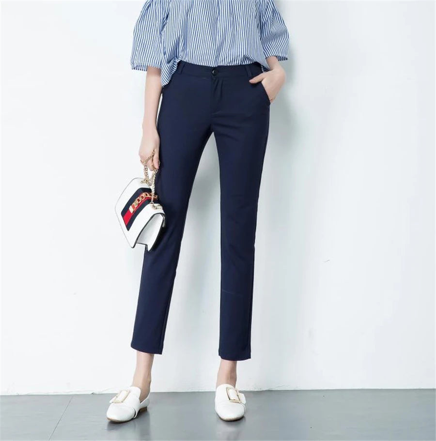 Slim Cotton Pants