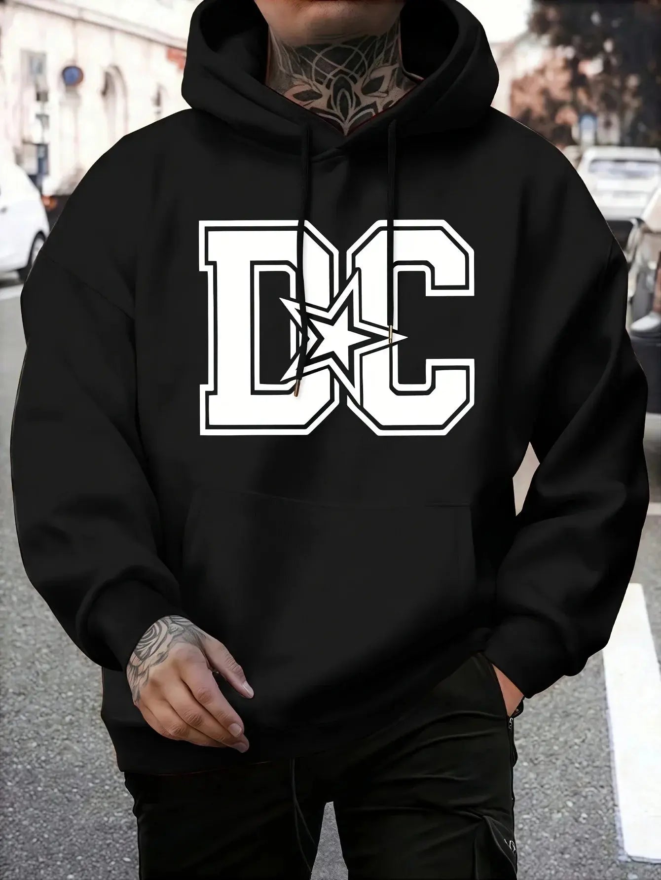 Men's Hooded Sweatshirt Casual Winter Hooded Sweatshirt - Regular Fit Lizbert