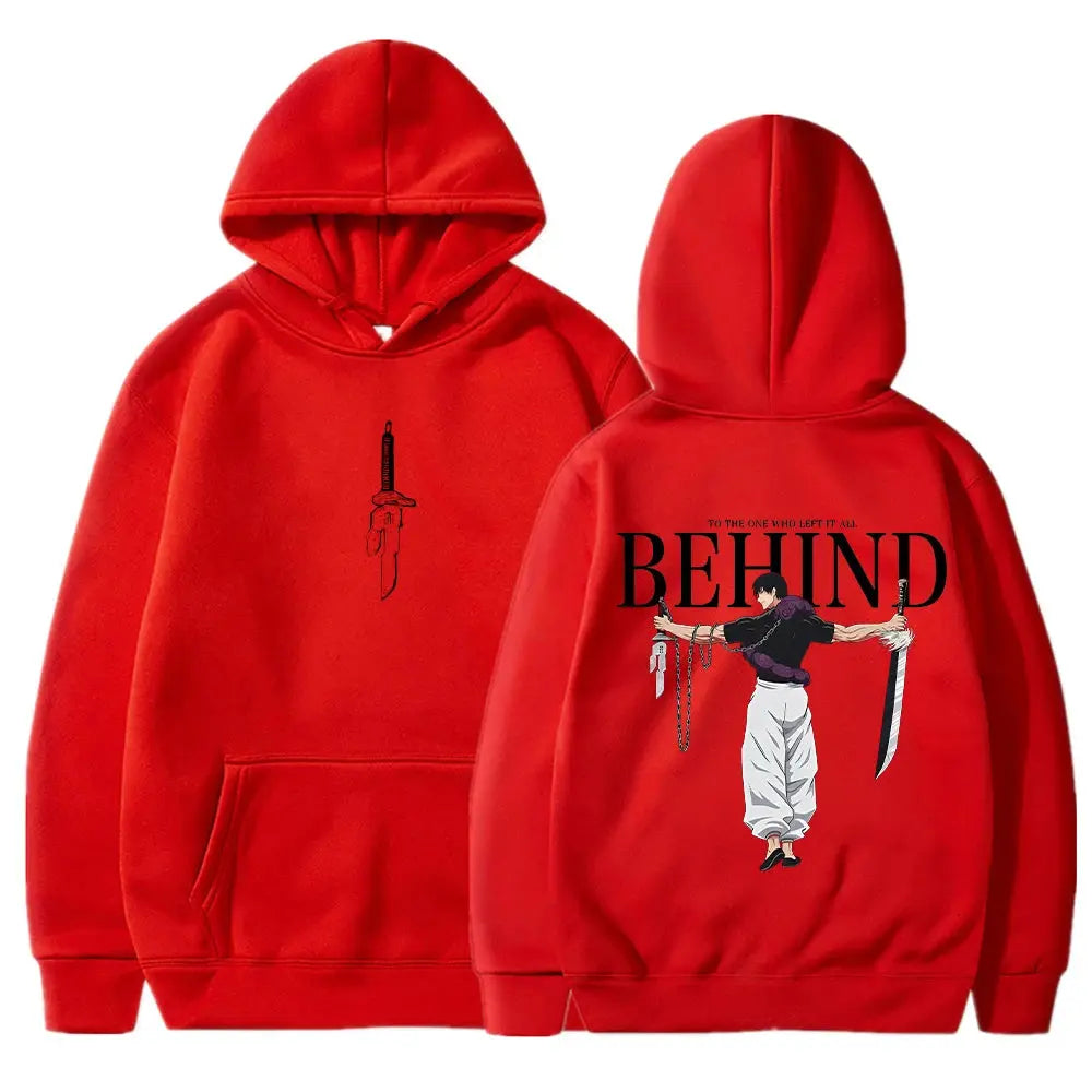 Jujutsu Kaisen Anime Hoodies Men Women Fushiguro Toji Manga Hooded Pullover Gothic Sweatshirts Hip Hop Streetwear Men's Clothing Lizbert
