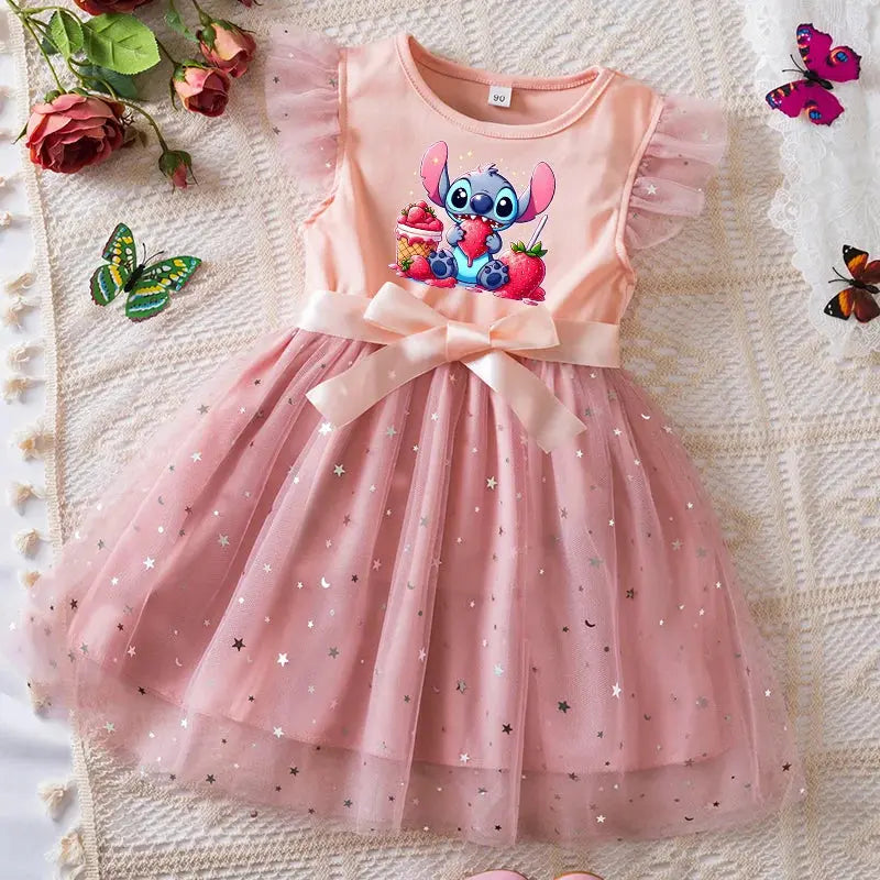 Adorable Knee-Length Princess Dress Lizbert